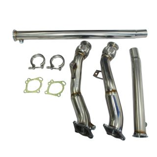 Audi A6 S4 B5 C5 Allroad 2.7L Full 3" Turbo Downpipe w/Adapter K04 RS6