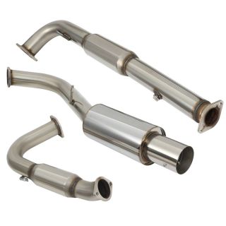 4" Muffler Catback Exhaust System for 1995-1999 Mitsubishi Eclipse 2.0L