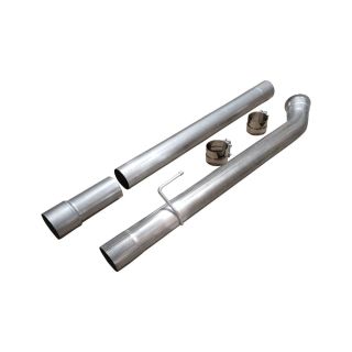 4" DPF Delete Race Pipe for 2019-2021 6.7 Cummins Dodge Ram 2500 Ram 3500