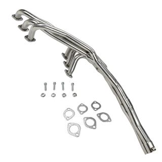 BMW E30 3-Series 6Cyl 1984-1991 Stainless Steel Exhaust Header Manifold X-Pipe Kit