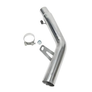 Stainless Race Exhaust Link Downpipe for 11-18 GSXR 600 750  Mid Pipe