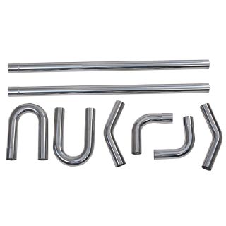 3Inch DIY Custom Mandrel Tube Exhaust Pipe Kit 48 Inch Straight Pipe 8PCS
