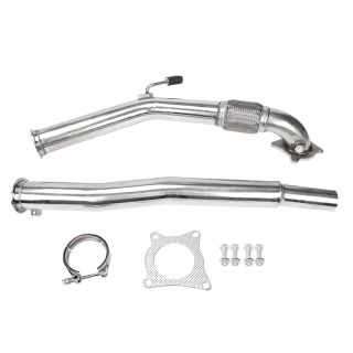 3" Turbo Downpipe Exhaust 2.0T Fits VW Golf GTi Jetta Audi A3 06+