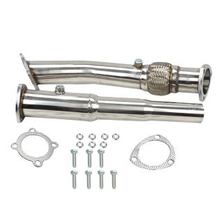 FOR VW JETTA/BEETLE/GOLF MK4 1.8T GTI 99-05 STAINLESS TURBO RACING DOWNPIPE