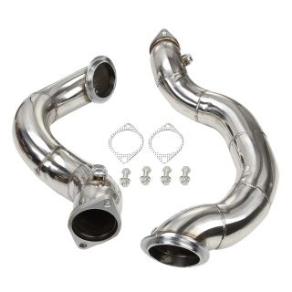 3" Stainless Steel  Downpipes For  07-10 BMW 135i 335i N54 Completely