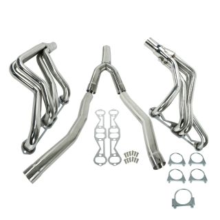 Camaro Firebird 82-92 5.0L 5.7L Exhaust Manifold Long Tube Header with Y-Pipe