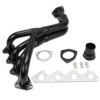 Suzuki Geo Tracker Samurai L4 1.3L 1.6L 89-95 Stainless Header Manifold Black