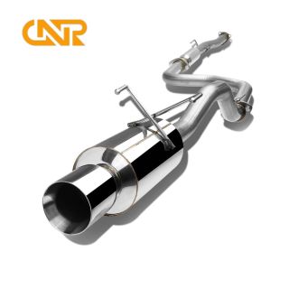 1992-2000 Honda Civic 1.6L 2.25" Catback Exhaust System 4" OD Rolled Muffler Tip