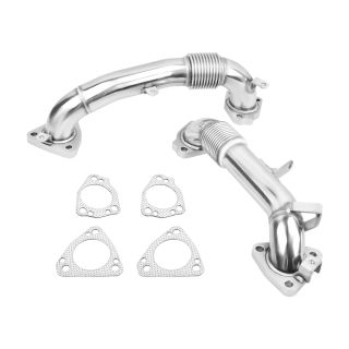 17-20 6.6L L5P Duramax Diesel 3.5" Exhaust Up Pipe for Sierra Silverado 2500HD 3500HD