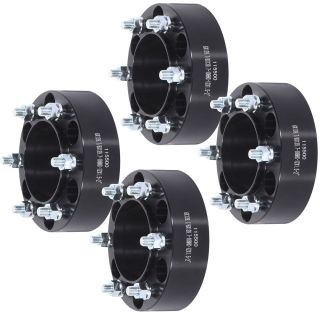 2" 6 Lug 6x5.5 Wheel Spacers 106mm 12x1.5 for Lexus GX460 GX470, Toyota 4Runner FJ Cruiser Sequoia Tacoma Tundra-4Pcs