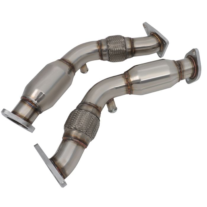 For 2008-2013 Infiniti G37 2009-2014 Nissan 370Z 3.7L Sport Cat Exhaust Downpipes Exhaust Pipe