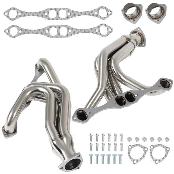 For 1957 Chevrolet Bel Air Del Ray Nomad Small Block V8 4.6L Exhaust Header Manifold