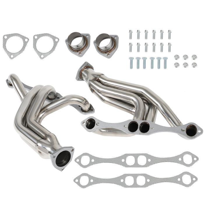 For 1957 Chevrolet Bel Air Del Ray Nomad Small Block V8 4.6L Exhaust Header Manifold