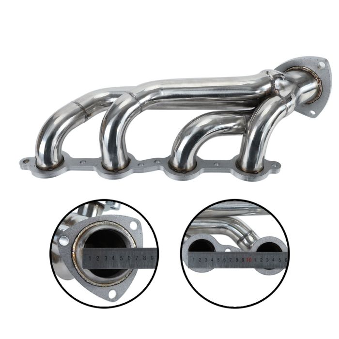 Shorty Header Exhaust for 2002-2013 Chevy GMC Truck SUV 4.8L 5.3L 6.0L 6.2L