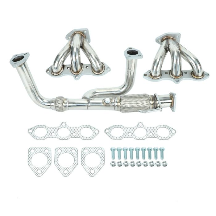 Exhaust Header Manifold Flex Pipe Kit Fits Honda Accord 3.0L Acura CL TL 3.2L 98-03