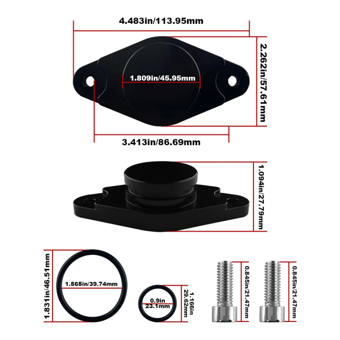 2012-2016 GMC 6.6L LML Duramax Diesel CCV PCV ReRoute Delete Kit