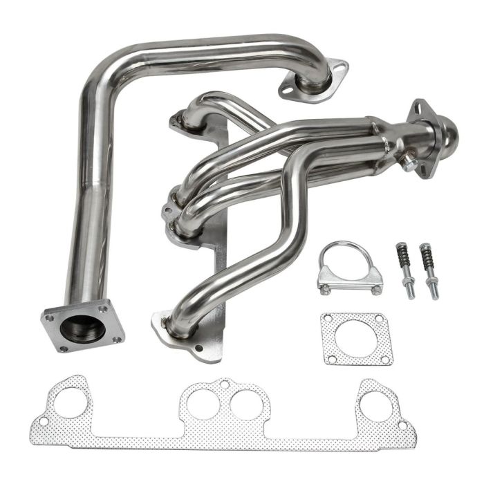 1991-1995 Jeep Wrangler YJ 2.5L L4 Exhaust Header with Downpipe Kit 