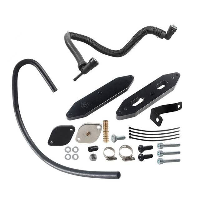 2011-2019 Ford Powerstroke F250 F350 F450 F550 6.7L EGR Delete Kit with Radiating pipe