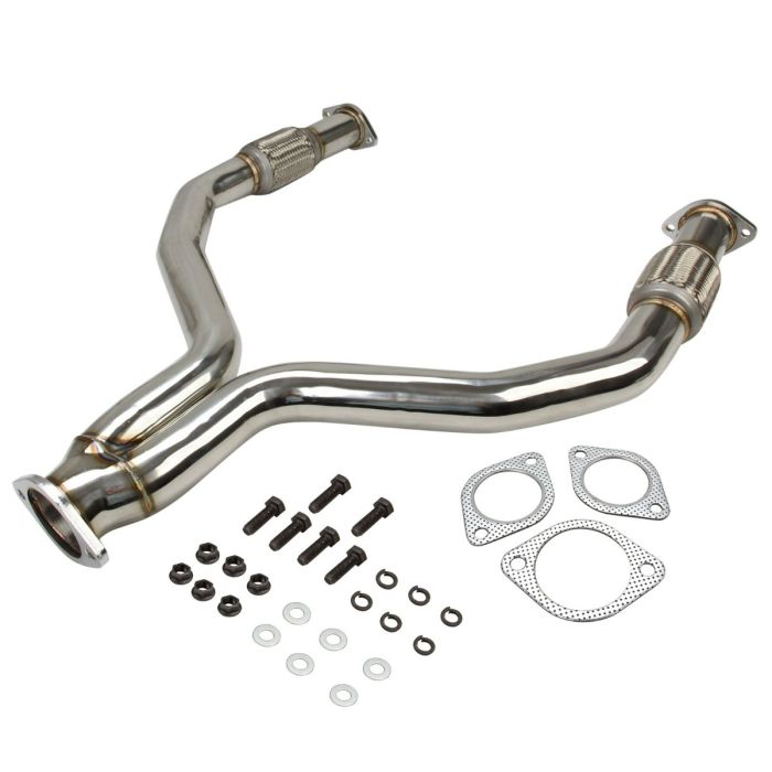 Nissan 370z 09-16 INFINITI G35 G37 08-13 VQ35HR VQ37HR Downpipe Exhaust 2.5