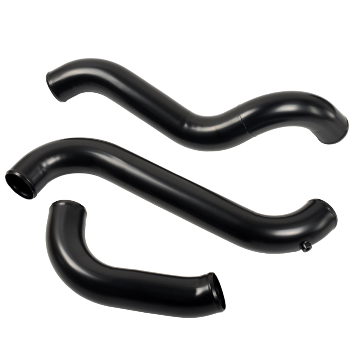 Intercooler Pipe Kit & Boots For 2011-2016 GMC Chevrolet 6.6L LML Duramax Black