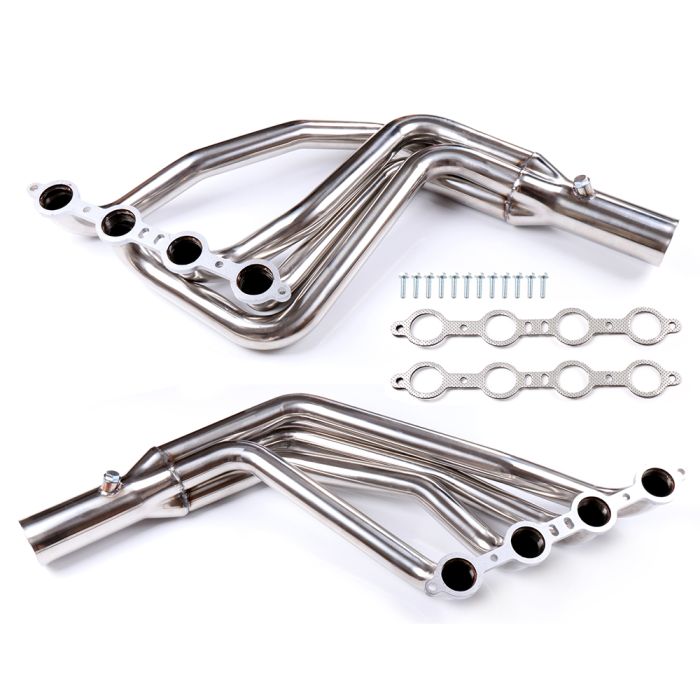 67-74 SMALL BLOCK Chevy Buick Oldsmobile Pontiac Long Tube Header Exhaust Manifold