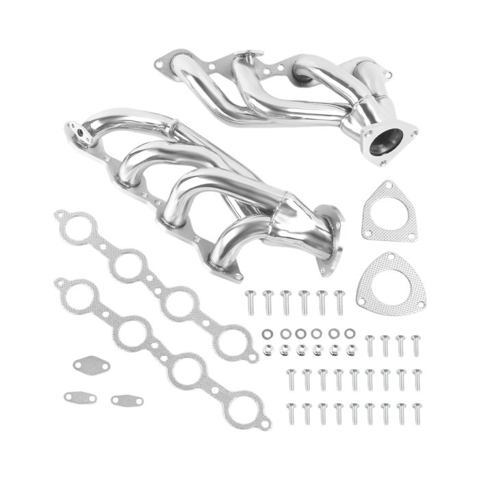 Chevy GMC Avalanche Silverado 00-06 4.8L 5.3L V8 Stainless Exhaust Header