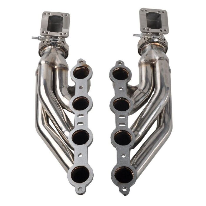 Turbo Exhaust Manifold Header for LS1 LS6 LSX GM V8 T3 T4 to 3.0